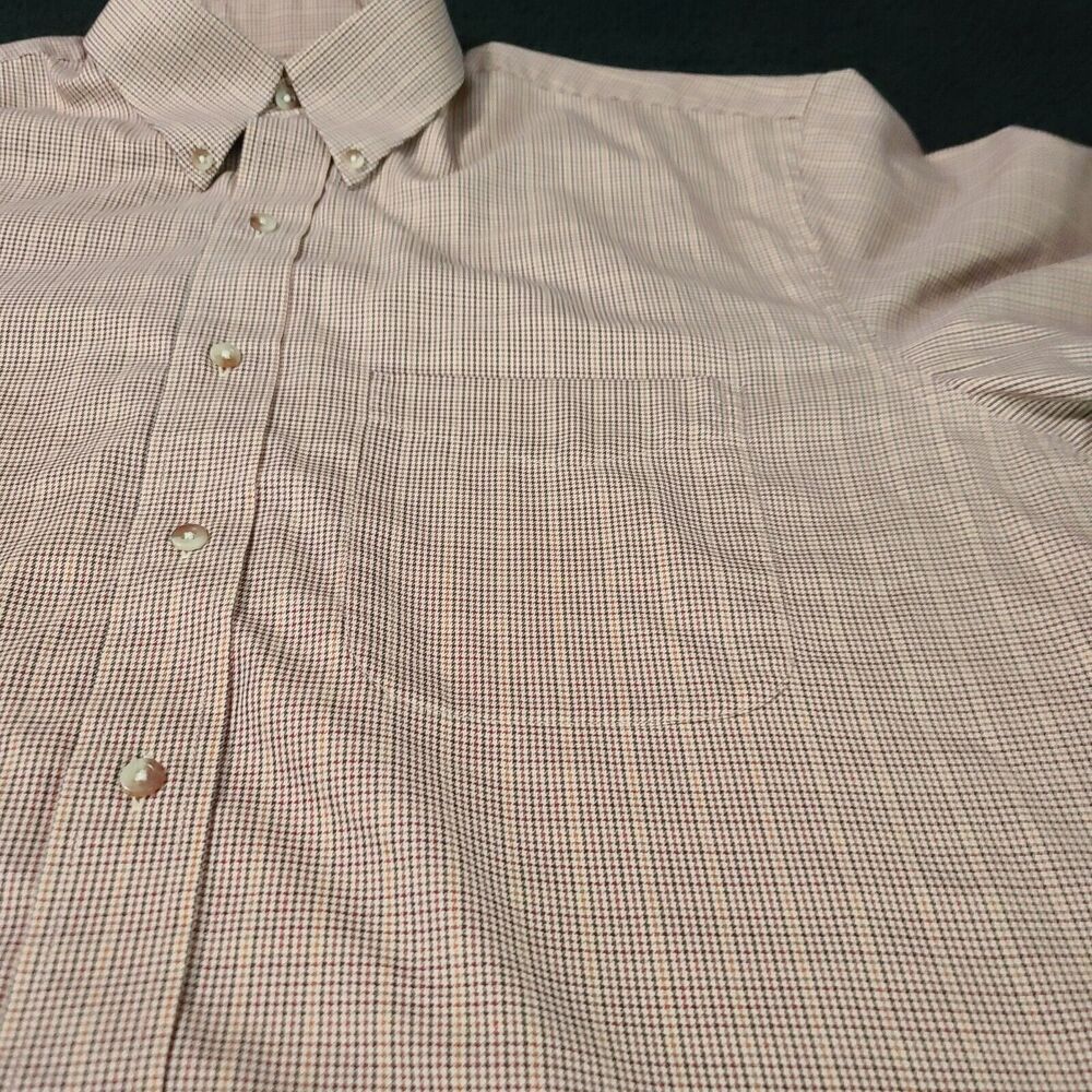 Jos A Bank Mens Button Up Shirt Multicolor Size Large 100% Cotton Long Sleeve - Picture 8 of 12